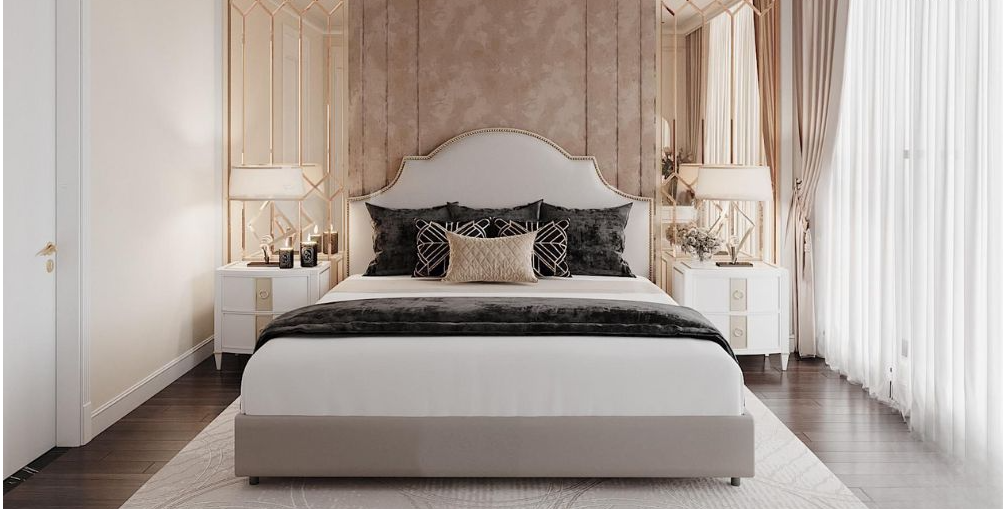 Giường ngủ tân cổ APG2 - 0011