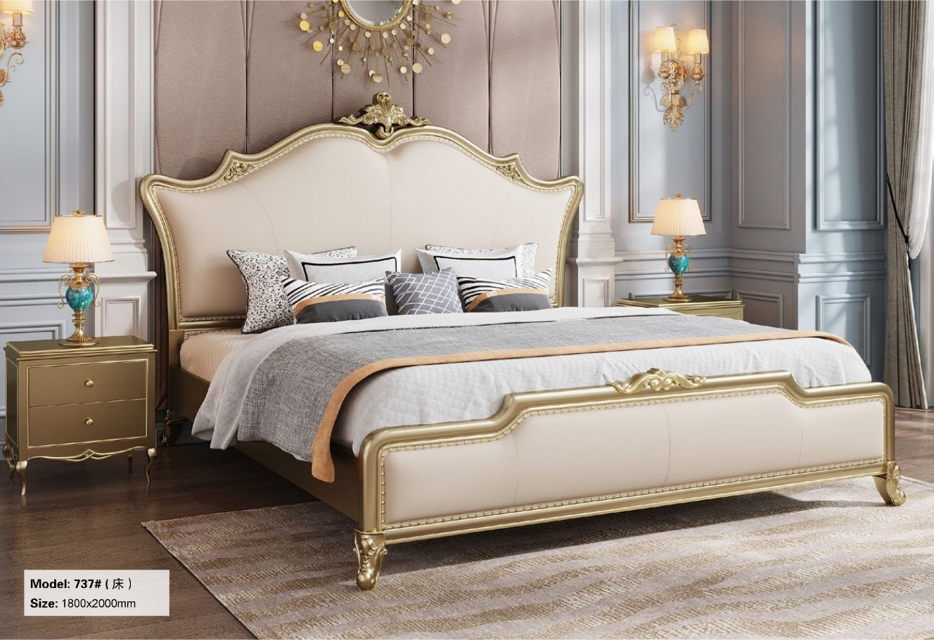 Giường ngủ tân cổ APG2 - 0003