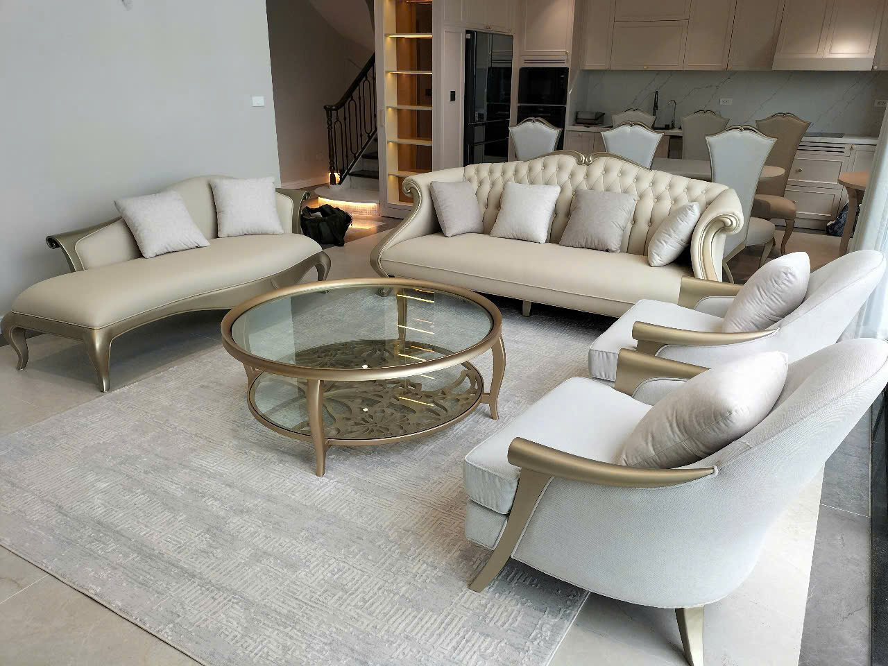 Sofa tân cổ điển APS2 - 0021